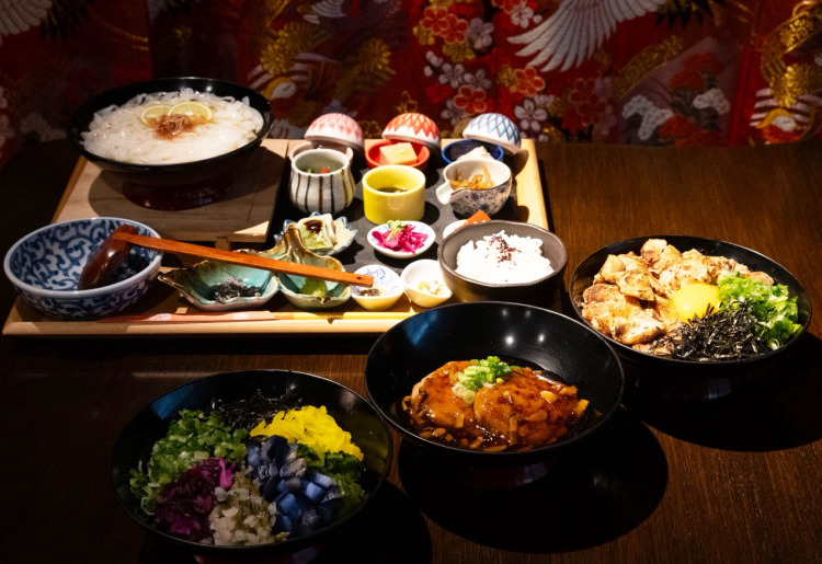 ▼九種のおばんざいランチ