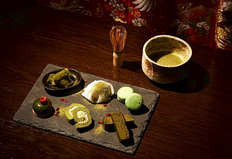 ▼お抹茶付き厳選京町家の抹茶甘味セット