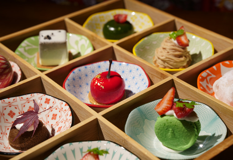 花音茶会 -雪灯-彩りアフタヌーンティー※甘味のみ