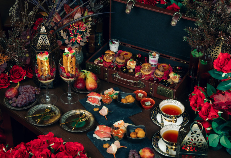 【9/2-11/末まで】AUTUMN ROUGE TRUNK BOX AFTERNOON TEA～深紅に染まる、秋の果実～